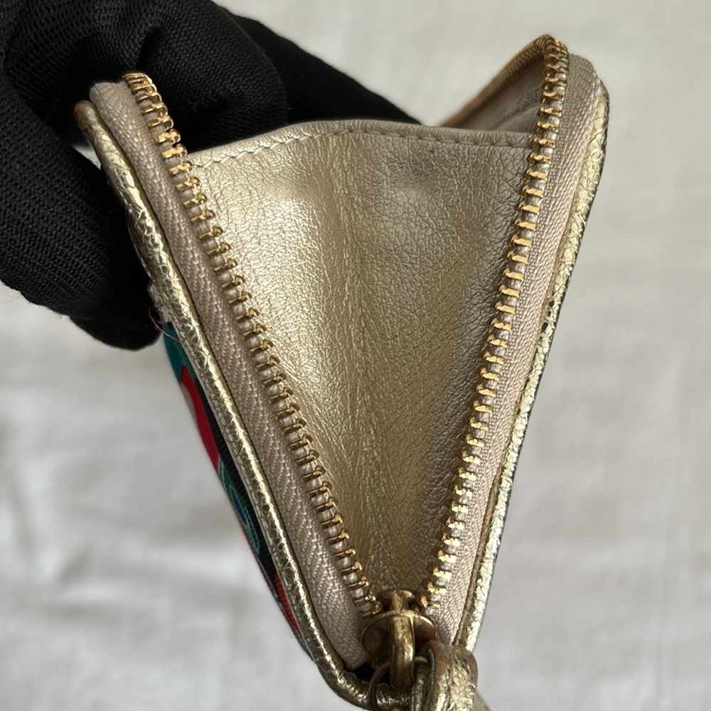 COACH Poppy Pop C Graffiti Zip Wallet Wristlet - Picture 9 of 12